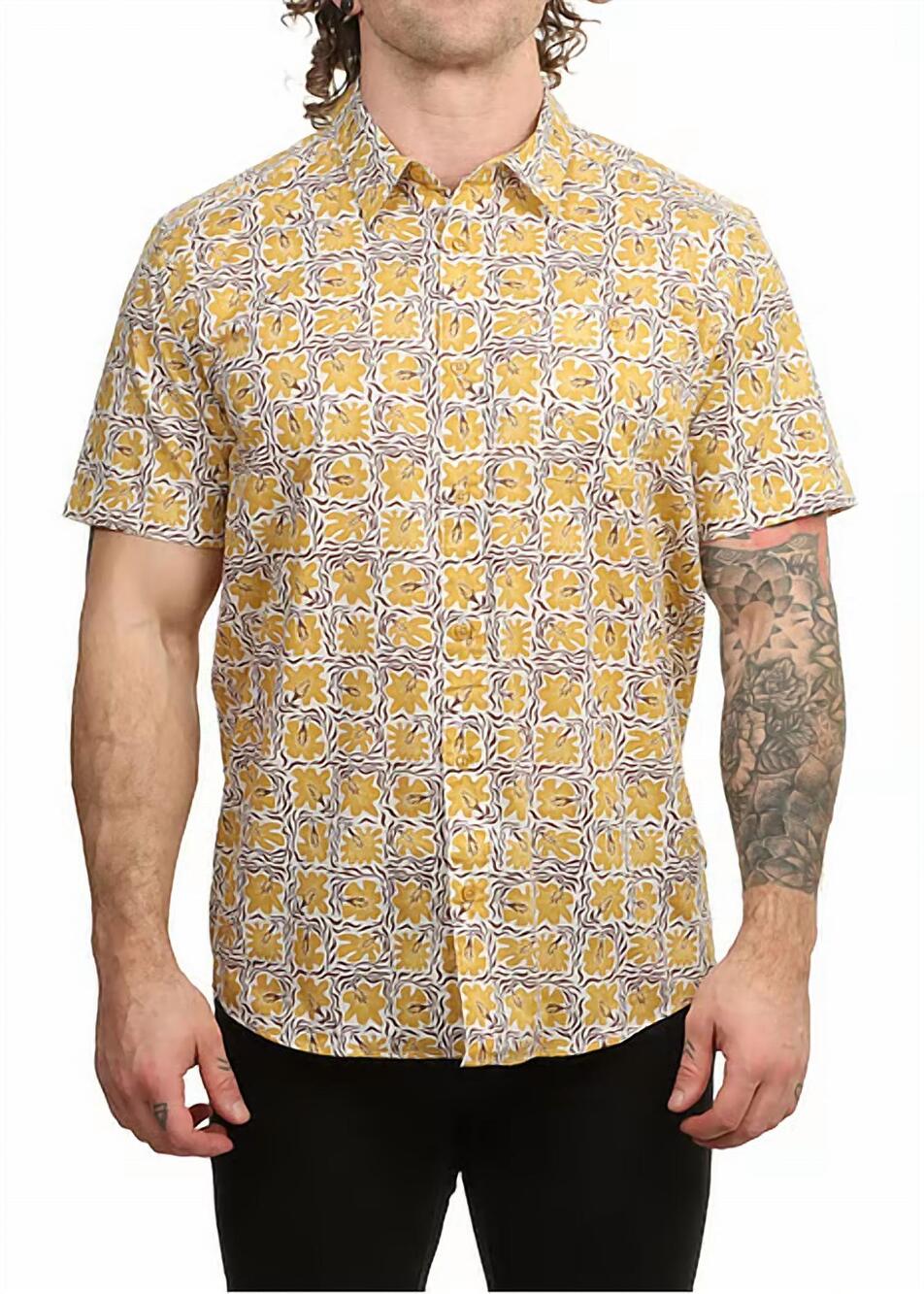 NEW PATAGONIA go to shirt in future flowers natural